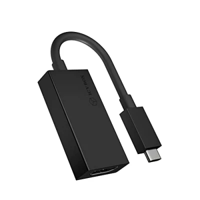 Obrázek Icy Box IB AC534 C video adaptér USB Type (Alternate Mode) na HDMI, rozlišení 4K (4096x2160/60Hz), Thunderbolt 3, černý