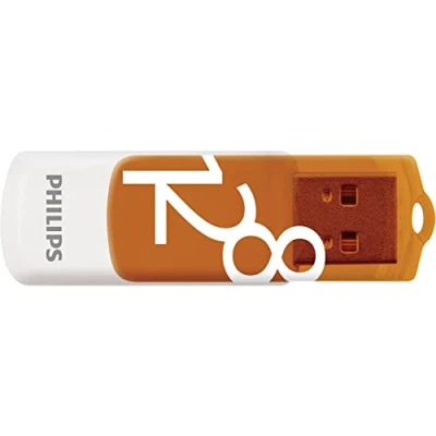 Obrázek Philips Vivid Edition High Speed 2.0 USB Flash Laufwerk 128 GB mit Schwenkkappe für PC, Laptop, Computer Data Storage, Lesegeschwindigkeit bis zu 25 MB/s