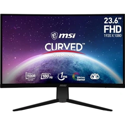 Obrázek MSI G2422C 23,6 Zoll FHD Curved Gaming Monitor 1500R 1920 x 1080 VA Panel, 180Hz / 1ms, Adaptive Sync DP 1.2a, HDMI 2.0b CEC