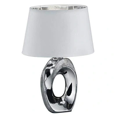 Obrázek Stolní lampa od Reality Leuchten, keramická s textilním stínítkem