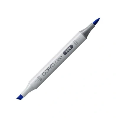 Obrázek COPIC Ciao Marker typ B 24, Sky, univerzální popisovač rozložení, se středně širokým a štětcovým hrotem