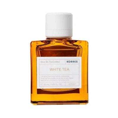 Obrázek KORRES WHITE TEA Eau de Toilette pro dámy, květinová a svěží dámská vůně s jemnou jasmínovou vůní, veganská, 50 ml
