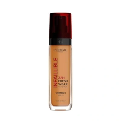 Obrázek L&#039;Oréal Paris Make up, voděodolný a dlouhotrvající, tekutý podklad s LSF 25, Infaillible 32H Fresh Wear č. 330 Hazelnut, 30 ml