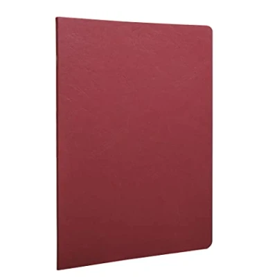 Obrázek Clairefontaine 733062C sešit (DIN A4, 21 x 29,7 cm, gebund Age Bag linkovaný s okrajem, 48 listů) 1 kus červený