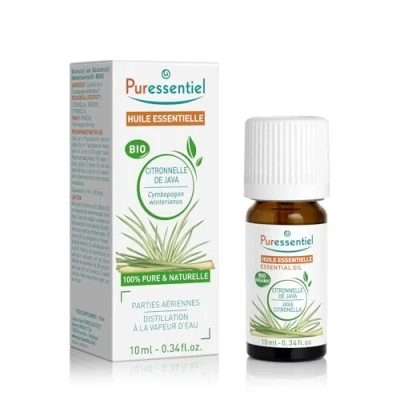 Obrázek Puressentiel Ätherisches Öl Zitronengras von Java Bio 10 ml