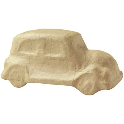 Obrázek Décopatch SA210C Auto (aus Pappmaché, 14,5 x 7,2 7 cm, zu Personalisieren) 1 Stück natur