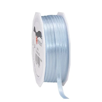 Obrázek PRÄSENT C.E. Pattberg Satin hellblau, 50 m Satinband zum Einpacken von Geschenken, 6 mm Breite, Geschenkband Dekorieren &amp; Basteln, Dekoband, Anlass