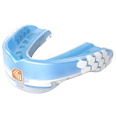 Obrázek Shock Doctor Gel Max Power Carbon konvertible ochrana úst, mládež, trans modrá