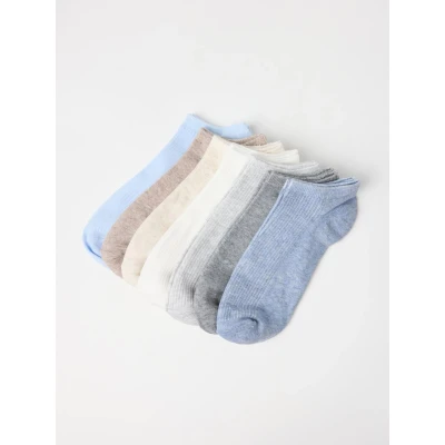Obrázek Lindex 7PACK Ankle Ponožky, Ženy, Velikost: 39 41, Light blue