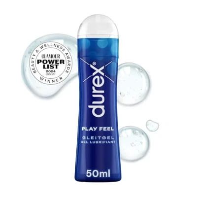 Obrázek Durex Play Feel lubrikační gel prostředek na vodní bázi pro příjemné klouzání, jemný &amp; pH přátelský 50 ml