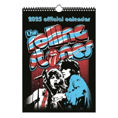 Obrázek Grupo Erik Rolling Stones kalendář 2025 nástěnný A3 rodinný plánovač 29,7 x 42 cm 12 měsíců oficiální zboží pro fanoušky