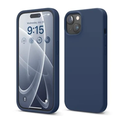 Obrázek elago Tekuté silikonové pouzdro kompatibilní s iPhone 15, prémiové na mobil, ochranné celé tělo [4vrstvá struktura odolná proti nárazů], měkká podšívka z mikrovlákna
