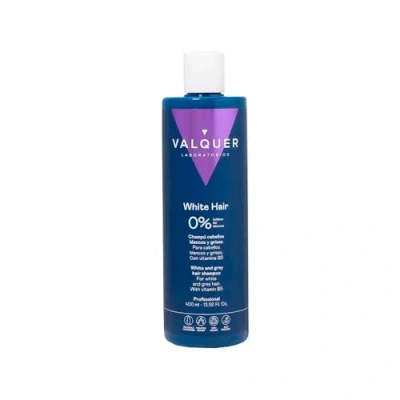 Obrázek Valquer Profesional Šampon pro bílé a šedé vlasy % bez soli, sulfátů, parabenů silikonů 400 ml