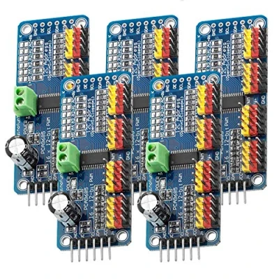 Obrázek AZDelivery 3x PCA9685 16kanálový 12bitový servo ovladač kompatibilní s Arduino a Raspberry Pi včetně e knihy!