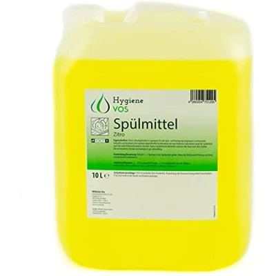Obrázek Hygiene Vos Mycí prostředek na mytí nádobí citro 10 litrů. Ekologický s vysokou rozpouštěcí silou tuku. Perfektní tekutý pro gastronomii, průmysl a domácnost