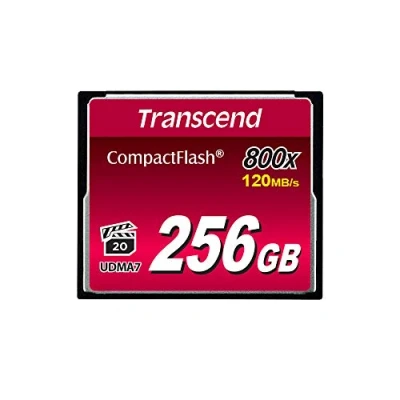 Obrázek Transcend 256GB CompactFlash 800 paměťová karta TS256GCF800