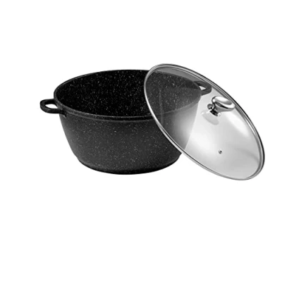 Obrázek Pradel Excellence FAITOUT FACON Pierre Kochtopf mit Deckel, Aluminium, Antiker Griff, 36 cm