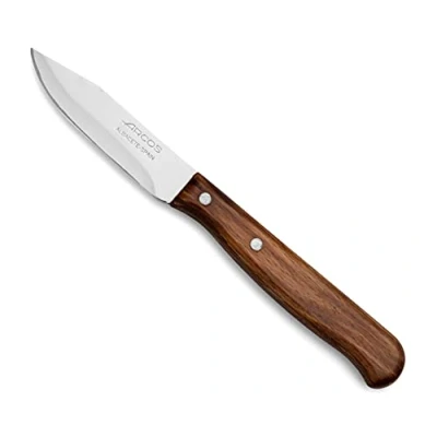 Obrázek Arcos Serie Latina Schälmesser Klinge Nitrum Edelstahl 65 mm HandGriff Pack Holz Farbe Braun