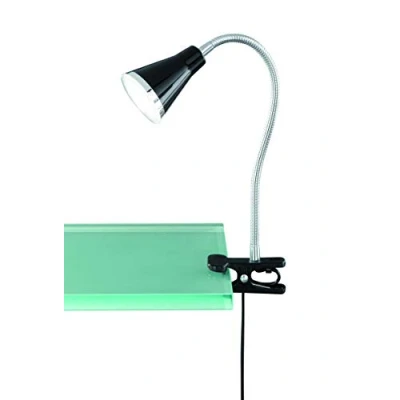 Obrázek Reality Leuchten LED upínací svítidlo Arras R227111102, vč. 5W LED, stínidlo plast černý