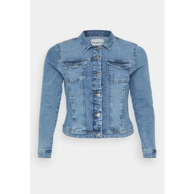 Obrázek ONLY Carmakoma Carwespa Jacket Džínová bunda, Ženy, Velikost: 44, Light blue denim