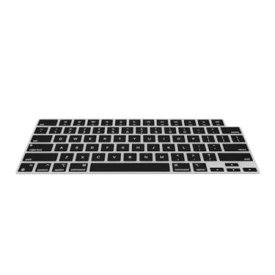 Obrázek kwmobile Silikonová ochrana klávesnice pro Apple MacBook Air 13. 6 M3 2024 A3113 QWERTY US Keyboard Cover černý