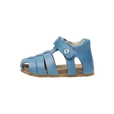Obrázek Falcotto ALBY Halbgeschlossene Ledersandalen mit kleinen Autos, azurblau 22