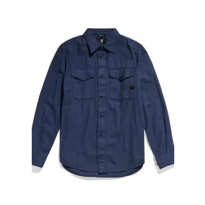 Obrázek G STAR Marine SLIM Košile, Muži, Velikost: XL, Sartho blue gd