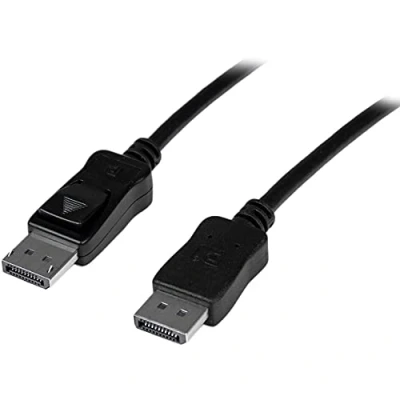 Obrázek StarTech.com 10m aktivní kabel DisplayPort, konektor/zástrčka, DP na kabel, černý, připojovací DisplayPort St/St