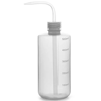 Obrázek Labasics Chemické mycí láhve, balení 1 ks, plastová láhev na smažení, LDPE s úzkými ústy Chemical Wash Bottle, 500 ml / kus