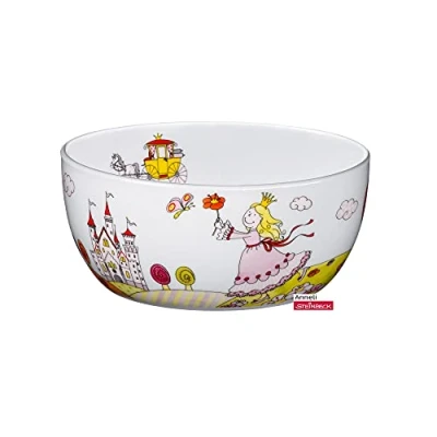 Obrázek WMF Dětské nádobí Princezna Anneli, dětská miska na müsli 13,8 cm, porcelán, vhodné do myčky, pro barvy a potraviny