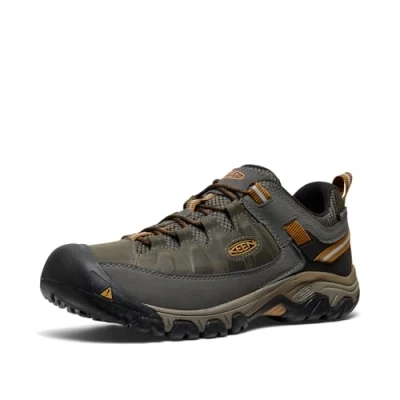 Obrázek KEEN Pánské Targhee 3 Waterproof, Black Olive Golden Brown