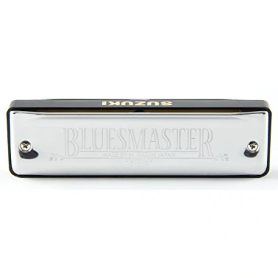 Obrázek Suzuki Bluemaster MR250C diatonická harmonika z ABS, 10 vyfukovacích otvorů, chrom