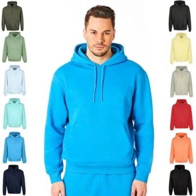 Obrázek RIPT RCSWT763 pánská mikina s kapucí Soft Touch Loungewear kapucí, Blue Asher