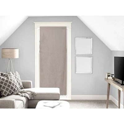 Obrázek Soleil d&#039;ocre Segel Tor Fenster in Baumwolle 70x200 cm Panama Taupe, Ecru, 200x70