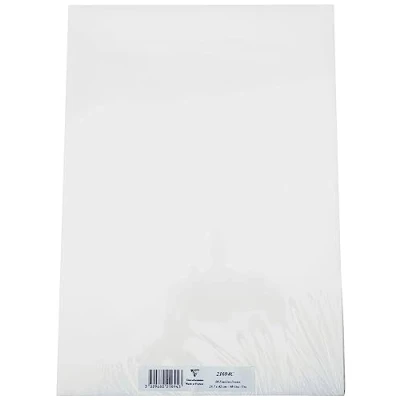 Obrázek Clairefontaine Skicovací papír 21694C (90 g, DIN A3, 29,7 x 42 cm, 50 listů, ideální pro umělce nebo školu), bílý