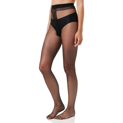 Obrázek Hudson Dámské punčocháče Simply Shine 15 2 Pack transparentní třpytivé DEN, Black 0005
