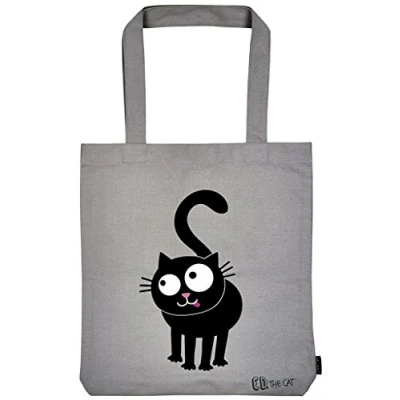 Obrázek Moses Ed, the Cat Shopper Ed in Love taška ze 100% bavlny, vícebarevné, Líbí se mi
