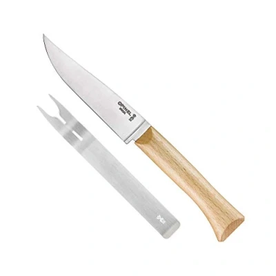 Obrázek Opinel O001834 sada nůž na sýr a vidlička jídelní stůl, modrý