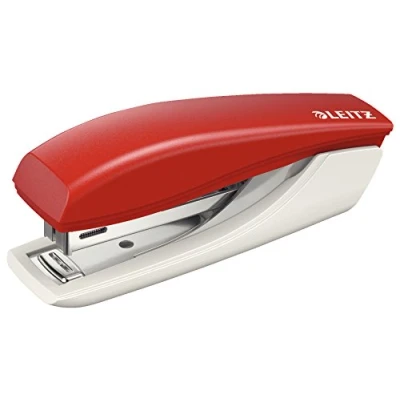 Obrázek Leitz Mini sešívačka, na 10 listů, ergonomický tvar, červená, série NeXXt, 55170025