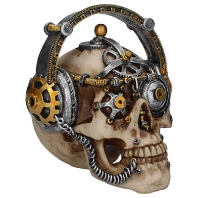 Obrázek Nemesis Now Techno Talk Kleine Figur 18cm braun