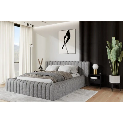Obrázek Postel Carilla + kovový rám / plynový výtah úložný prostor 140x200 Materiál Dekor: Coralline 03