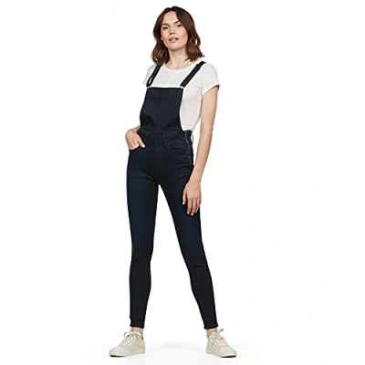 Obrázek G STAR Dámský overal Lynn High Waist Skinny Overall, Modrá (Deep Blue Ocean D14425 b481 a818)