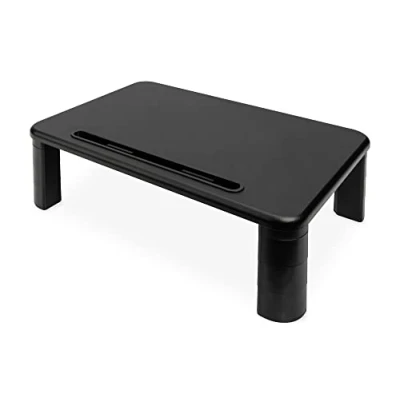 Obrázek DIGITUS Ergonomické zvýšení monitoru 3 výškové stojany na obrazovku nosnost 10 kg stojan tablet a chytrý telefon