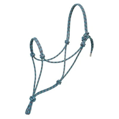 Obrázek Weaver Leather Silvertip Nr. 95 Seilhalfter, mittelgroß, Grau/Königsblau/Marineblau/Türkis