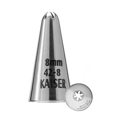 Obrázek Original Kaiser Hvězda uzavřená 8 mm, zdobicí tyč, nerezová ocel, bez záhybů a okrajů