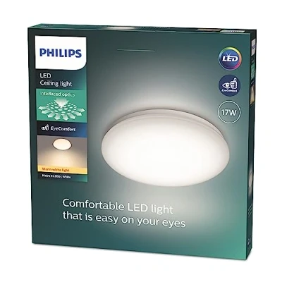 Obrázek Philips Moire nástěnné a stropní svítidlo, 17 W, teplá bílá, bílá