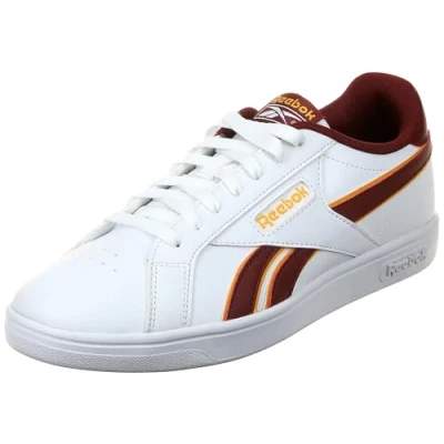 Obrázek Reebok Unisex Court Retro Sneaker,White Richmaroon Fiercegold,44 EU