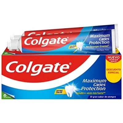 Obrázek colgate protection caries dentifricio 2x75 ml