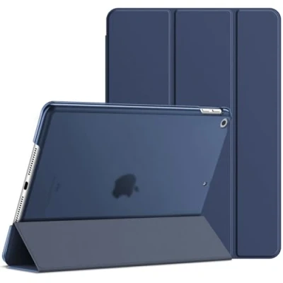 Obrázek JETech Pouzdro pro iPad 9 8 7 (10,2 palců, model 2021 2020 2019, 9. 8. 7. generace), hlídání na auto (hluboká námořnická)