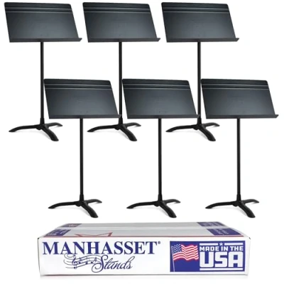Obrázek Manhasset Symphony notový pult 6 kusů (černý) 4806